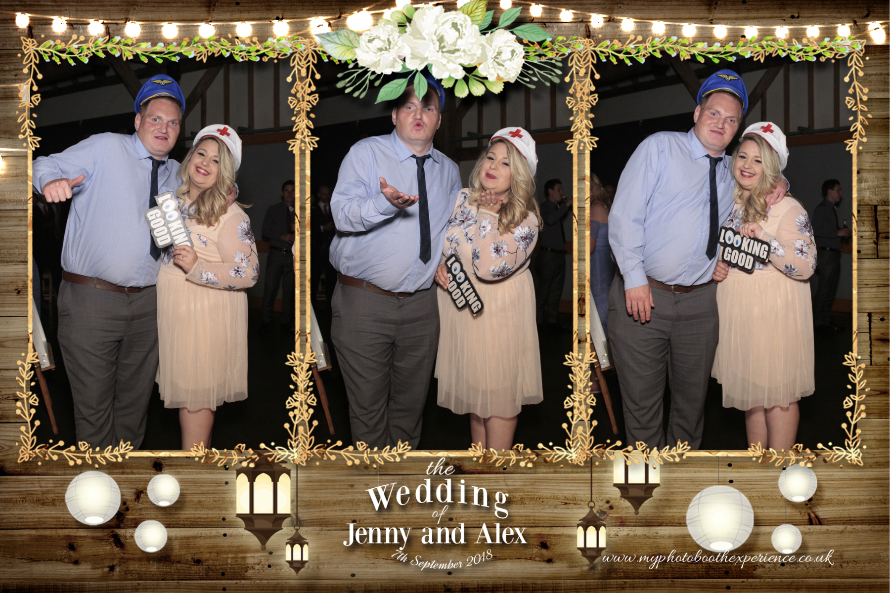 Jenny & Alex's Wedding | View more photos from the event at gallery.myphotoboothexperience.co.uk/u/MyPhotoBoothExperienceLtd/Jenny-Alexs-Wedding